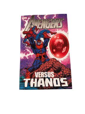 Marvel Avengers Vs. Thanos Graphic Novel Paperback Classic Superhero Comic Book